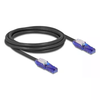 Verkkokaapeli DeLOCK 80927 RJ-45 Cat6 2 m musta violetti