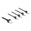 Virtakaapeli DeLOCK 90173 musta 1 m 4 x DC