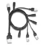 Virtakaapeli DeLOCK 90173 musta 1 m 4 x DC