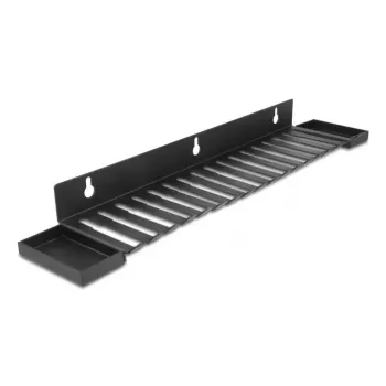 Kaapelipidike DeLOCK 67180 seinä musta 72 mm x 401 mm x 12 mm