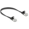 Verkkokaapeli DeLOCK 81161 RJ-45 Cat6a 0,25 m musta