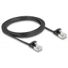 Verkkokaapeli DeLOCK 81164 RJ-45 Cat6a 1,5 m musta