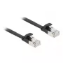 Verkkokaapeli DeLOCK 81164 RJ-45 Cat6a 1,5 m musta