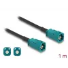 Koaksiaalikaapeli DELOCK 90678 HSD Z – HSD Z, 1 m, musta/sininen