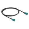 Koaksiaalikaapeli DELOCK 90678 HSD Z – HSD Z, 1 m, musta/sininen