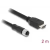 DELOCK M12 A-koodattu 17-napainen (liitin) - HDMI (pistoke) kaapeli 2 m