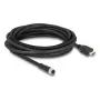 Kaapeli DELOCK M12 A-koodattu 17-napainen liitin - HDMI pistoke 5 m musta