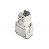 Delock 90938 Keystone-moduuli RJ45 - LSA Cat.6A, 45 asteen kulma, suojattu, 180 asteen kaapelinvienti, työkaluton