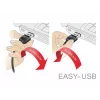 USB-kaapeli DeLOCK 83851 USB 2.0 3 m USB A Micro-USB B musta