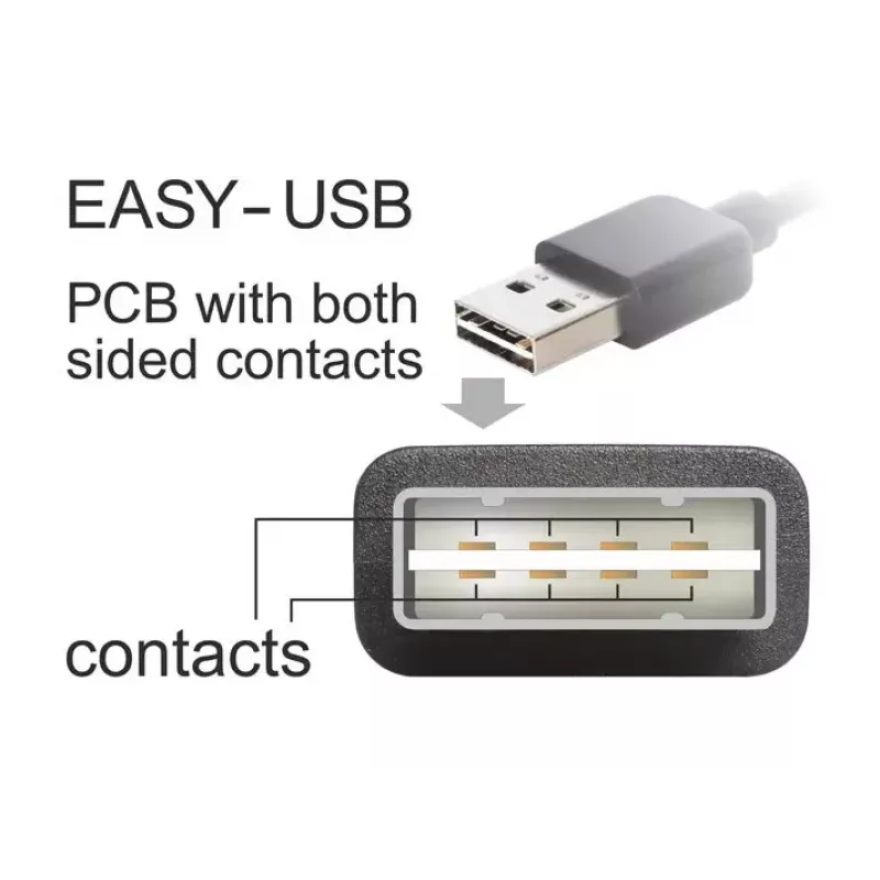 USB-kaapeli DeLOCK 83851 USB 2.0 3 m USB A Micro-USB B musta