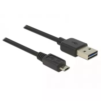 USB-kaapeli DeLOCK 83851 USB 2.0 3 m USB A Micro-USB B musta