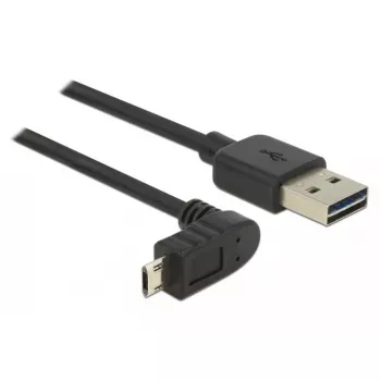 USB-kaapeli DeLOCK 83856 USB 2.0 2 m USB A Micro-USB B musta