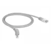 Verkkokaapeli DeLOCK 85874 RJ-45 Cat6a 1 m harmaa