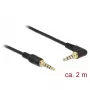 Audiokaapeli DeLOCK 85613 2 m 3,5 mm musta