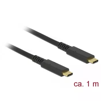 USB-kaapeli DeLOCK 85207 USB 3.2 Gen 2 1 m USB-C musta