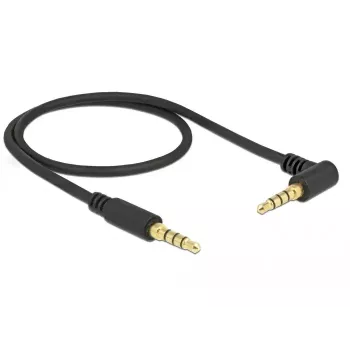 Audiokaapeli DeLOCK 85607 0,5 m 3,5 mm musta