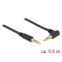 Audiokaapeli DeLOCK 85607 0,5 m 3,5 mm musta