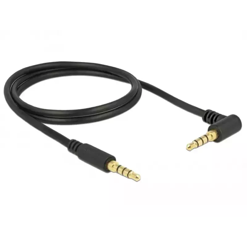 Audiokaapeli DeLOCK 85610 1 m 3,5 mm musta