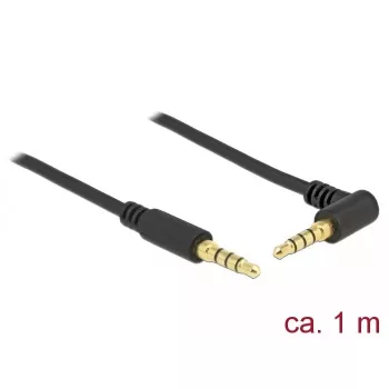 Audiokaapeli DeLOCK 85610 1 m 3,5 mm musta
