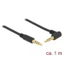 Audiokaapeli DeLOCK 85610 1 m 3,5 mm musta