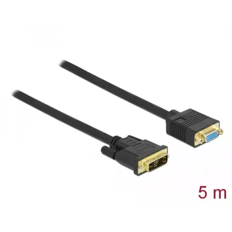 DVI–VGA-kaapeli DeLOCK 86755 5 m