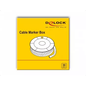 Kaapelimerkitsin DeLOCK 18355 keltainen muovi 500 kpl