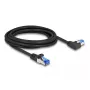 Verkkokaapeli DeLOCK RJ45 Cat.6A S/FTP 3 m musta
