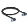 Verkkokaapeli DeLOCK RJ45 Cat.6A S/FTP 0,5 m musta