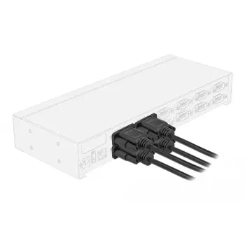 Sarjakaapeli DeLOCK 87786 musta 1 m DB-9