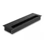 Läpivientikappale kaapelille DELOCK 66857 työpöytään, musta, 80×280×28 mm, 1 kpl