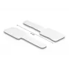 DeLOCK mini-tarranauha kaapelipidike P 90 mm x L 24 mm itseliimautuva 10 kpl valkoinen