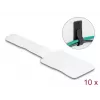 DeLOCK mini-tarranauha kaapelipidike P 90 mm x L 24 mm itseliimautuva 10 kpl valkoinen