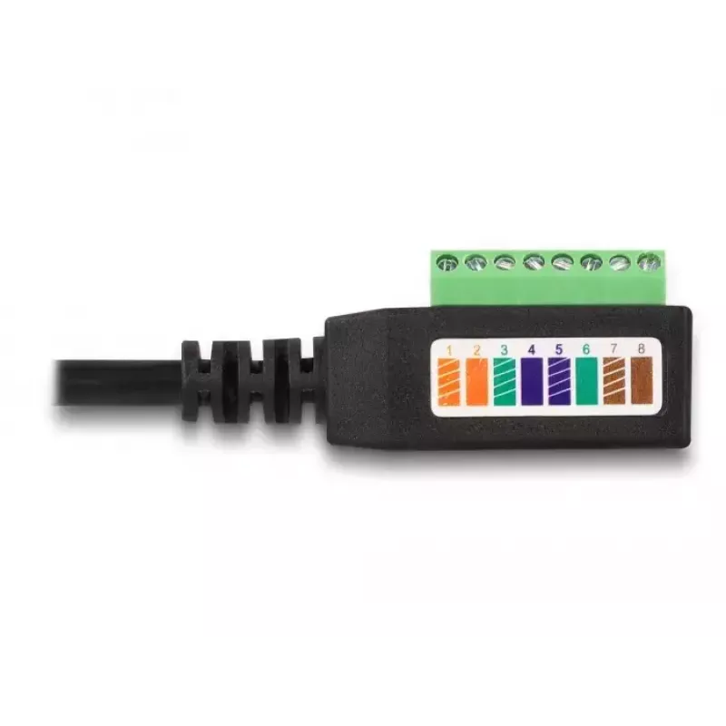 DeLOCK RJ45-kaapeli Cat.5e-uros - liitinrimasovitin 21,5 cm