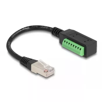 DeLOCK RJ45-kaapeli Cat.5e-uros - liitinrimasovitin 21,5 cm