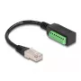 DeLOCK RJ45-kaapeli Cat.5e-uros - liitinrimasovitin 21,5 cm