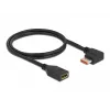 DisplayPort-jatkokaapeli DeLOCK 87077 1 m 8K 60 Hz suorakulma