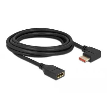 DisplayPort-jatkokaapeli DeLOCK 87079 3 m 8K 60 Hz kulma