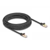 DeLOCK RJ45-verkkokaapeli Cat.6A S/FTP 7,5 m musta