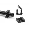 Delock 60482 kaapeliletkun pidike lukitusklipsillä, 13 mm, 8 kpl, musta