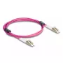 DeLOCK kuituoptinen kaapeli LC Duplex - LC Duplex OM4 2 m