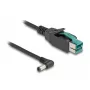DeLOCK PoweredUSB-kaapeli uros 12 V DC 5,5 x 2,1 mm uros kulma 3 m