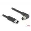 DeLOCK anturi-/toimilaitekaapeli 80529 2 m RST M12 musta