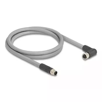 DeLOCK anturi-/toimilaitekaapeli 3 m RST M12 harmaa 80544