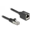 Verkkokaapeli DeLOCK 90320 RJ-45 Cat6a 1 m musta