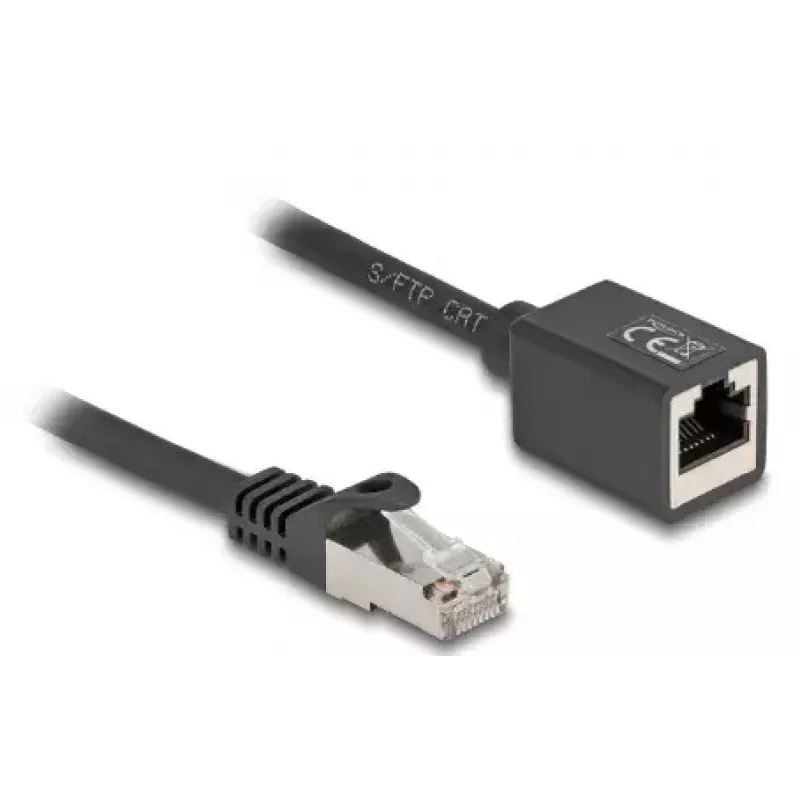 Verkkokaapeli DeLOCK 90320 RJ-45 Cat6a 1 m musta