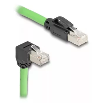 Verkkokaapeli DeLOCK 80897 RJ-45 Cat6a 5 m musta vihreä