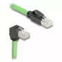 Verkkokaapeli DeLOCK 80897 RJ-45 Cat6a 5 m musta vihreä