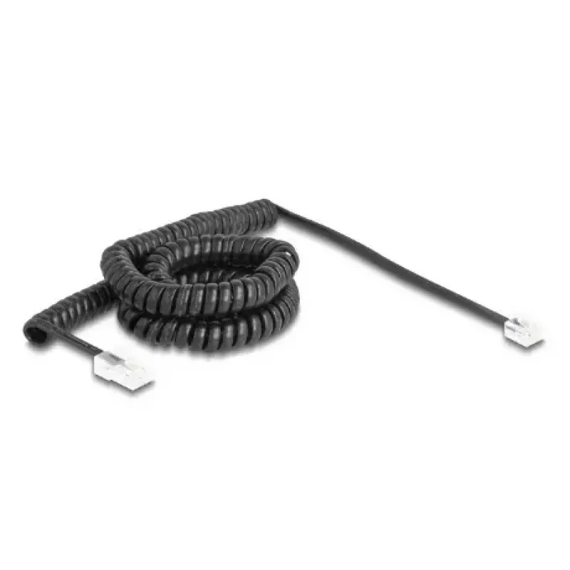 DeLOCK puhelinkaapeli 5 m musta 88481 RJ-11 RJ-45
