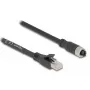 Verkkokaapeli DeLOCK 80594 M12 - RJ-45 Cat5e 5 m musta