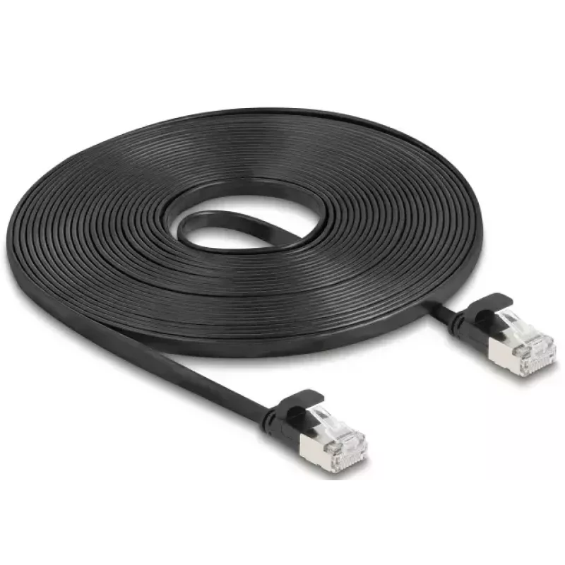 Verkkokaapeli DeLOCK 81168 RJ-45 Cat6a 7,5 m musta